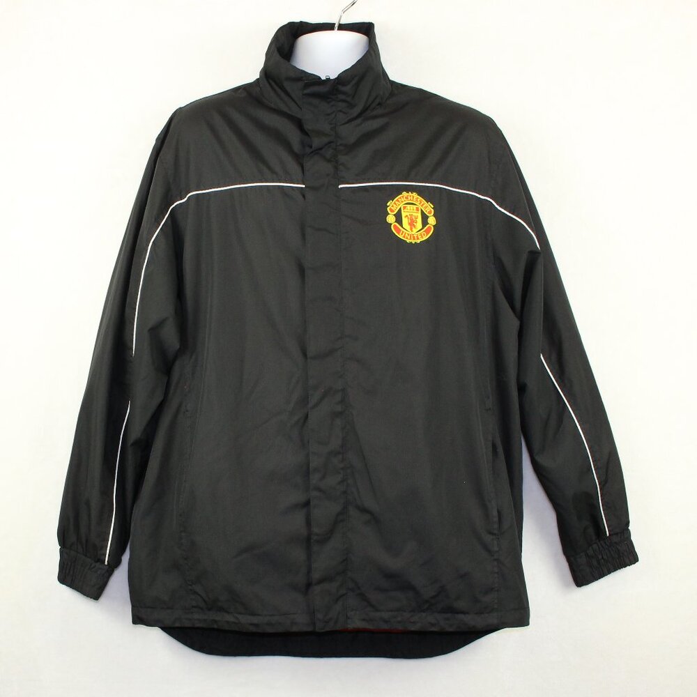 Manchester United FC Soccer Football Windbreaker Jacket Mens XL